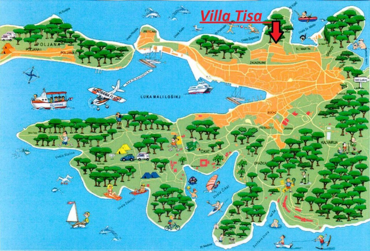 מאלי לוסיניי Apartments Vila Tisa מראה חיצוני תמונה